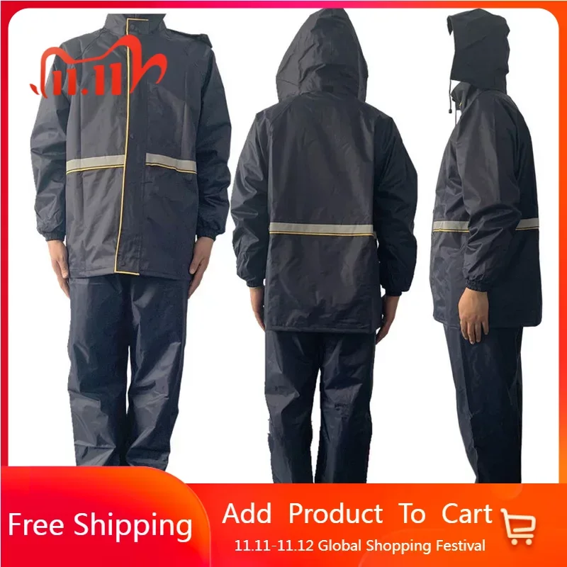 

Водонепроницаемый мотоциклетный дождевик, куртка, велосипедный комплект, дождевик для рыбалки, костюм, мужское плотное пончо, комбинезоны, мужская куртка