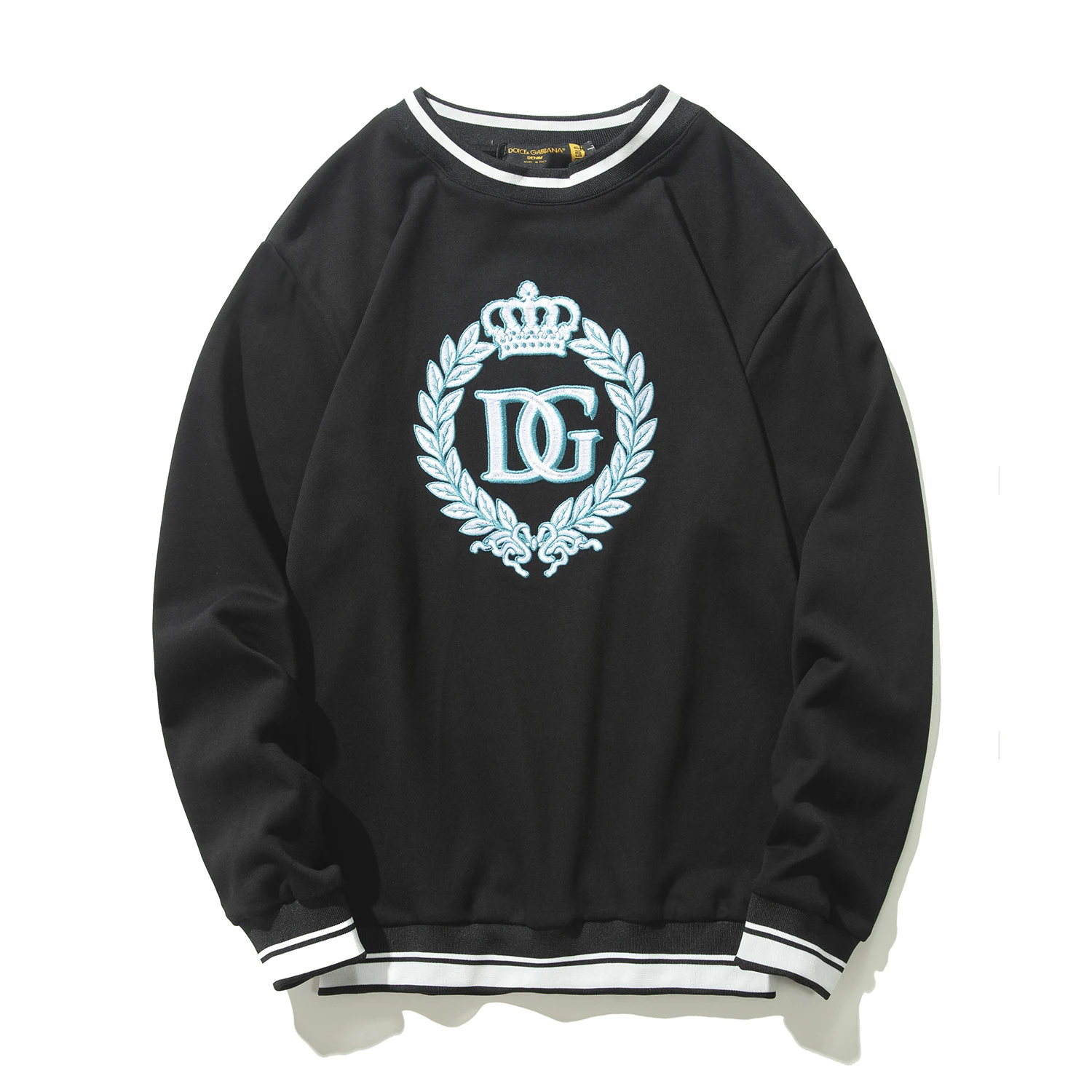 

Embroidery DG Dolce&Gabbana Brand Hip Hop Men Casual Hoodies 2022 Sweatshirts Casual Pullover High Street Wear Clothing Mens 3XL