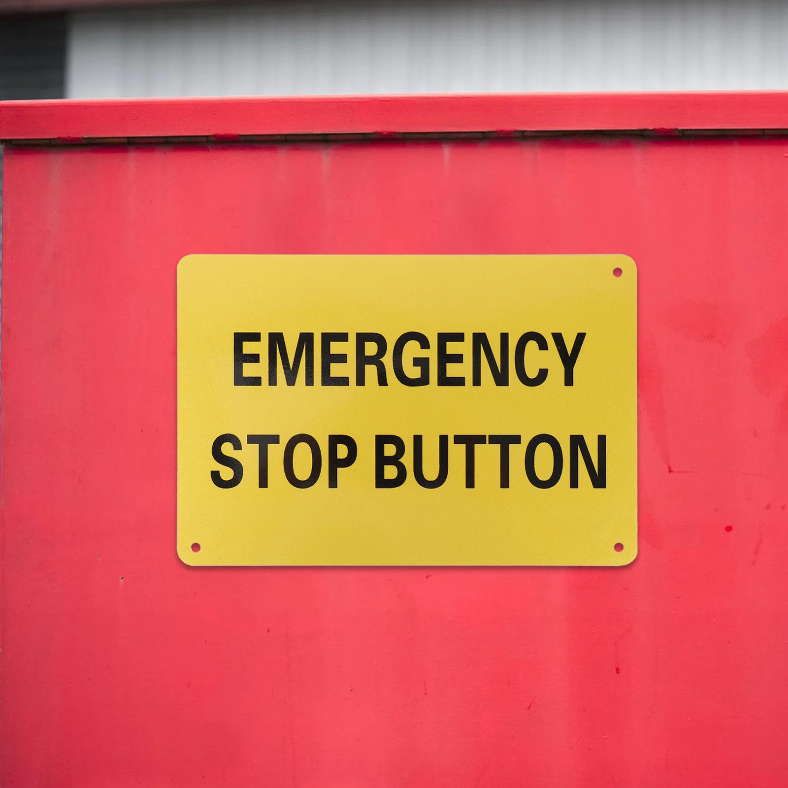 Рисунок 2 - Предупреждение знак аварийной остановки