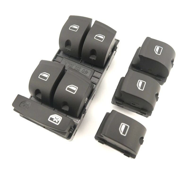 

Apply to Audi A6 C6 2005-2011 Window regulator switch Power window keys C6 lifter switch 4FD 959 851 4FD 959 855