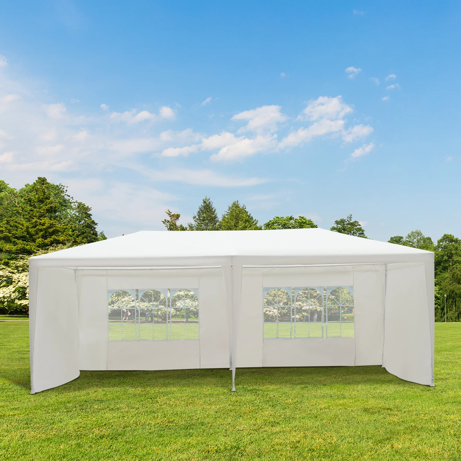 Outsunny garden tent 6x3x2,5 m with 4 