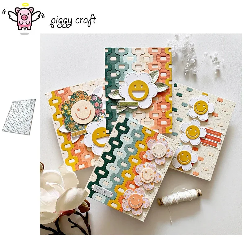 Piggy Craft металлические штампы для резки форма нерегулярная прямоугольная рамка