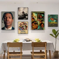 asap rocky rap music star hip hop art vintage posters vintage room bar cafe decor aesthetic art wall painting