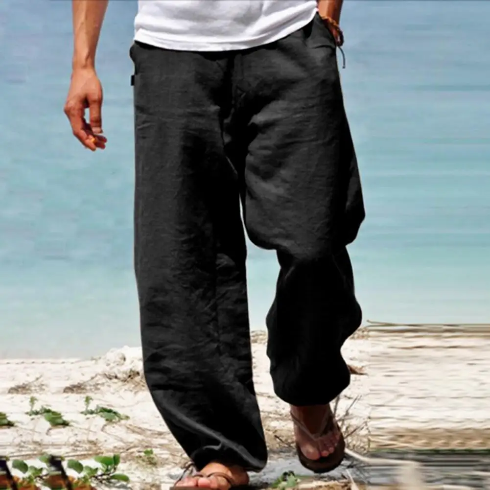 

Popular Fine Stitching Mid Waist Sweatpants Men Sweatpants Bottoms Super Soft