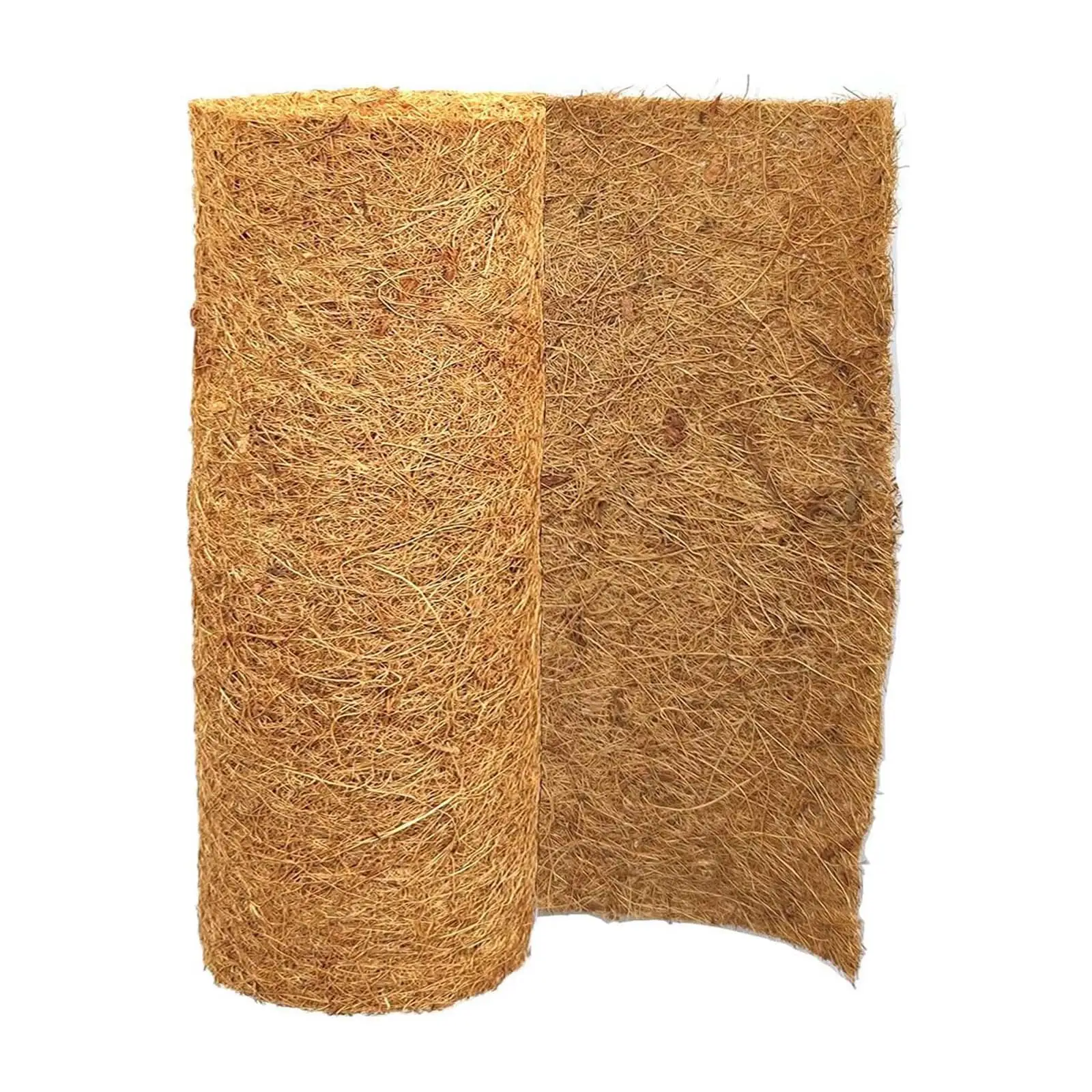 хранение сена в рулонах. кокосовые рулоны. соломенная циновка. кокосовый мульчаграм. джут су.