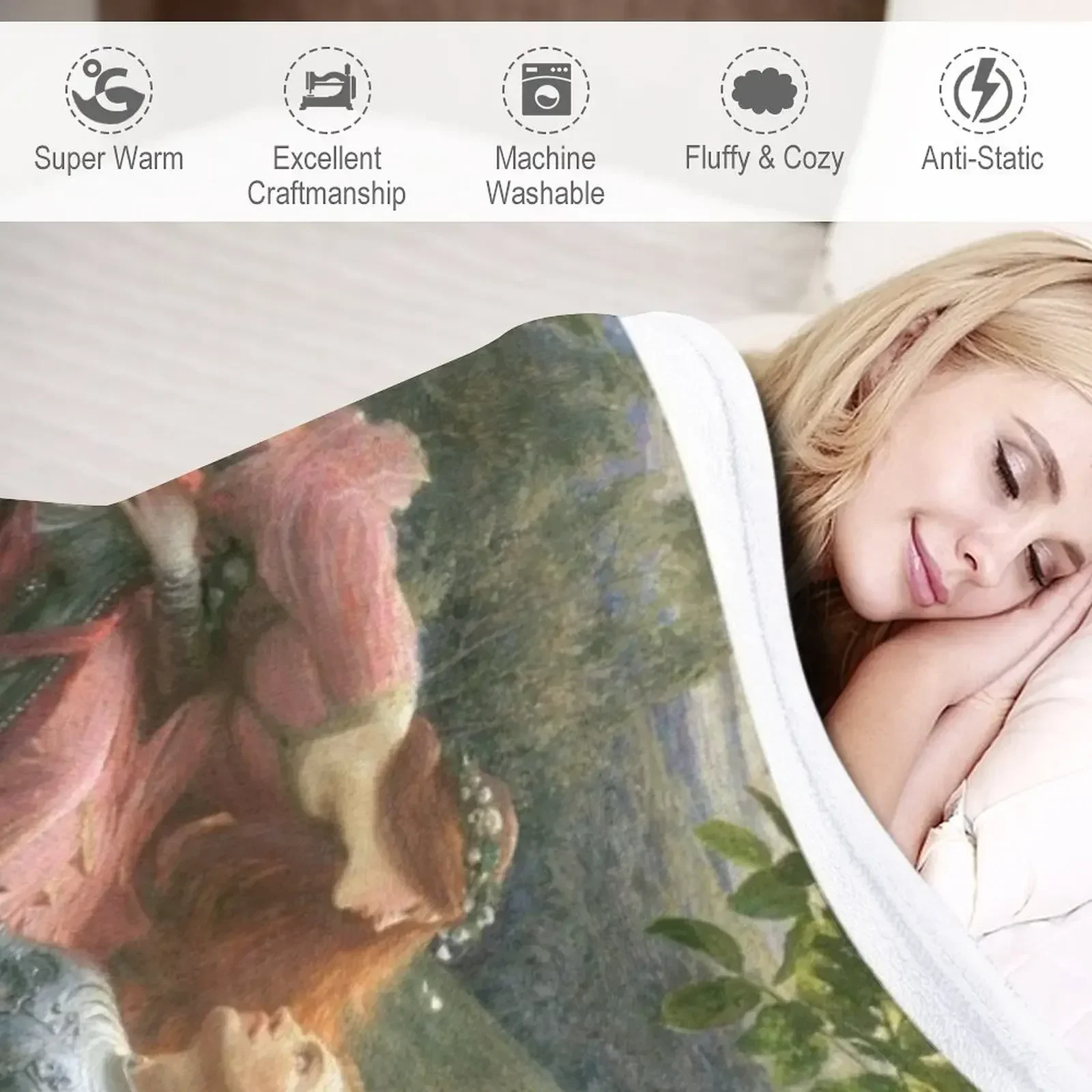 Женское одеяло для путешествий la belle Lady sans