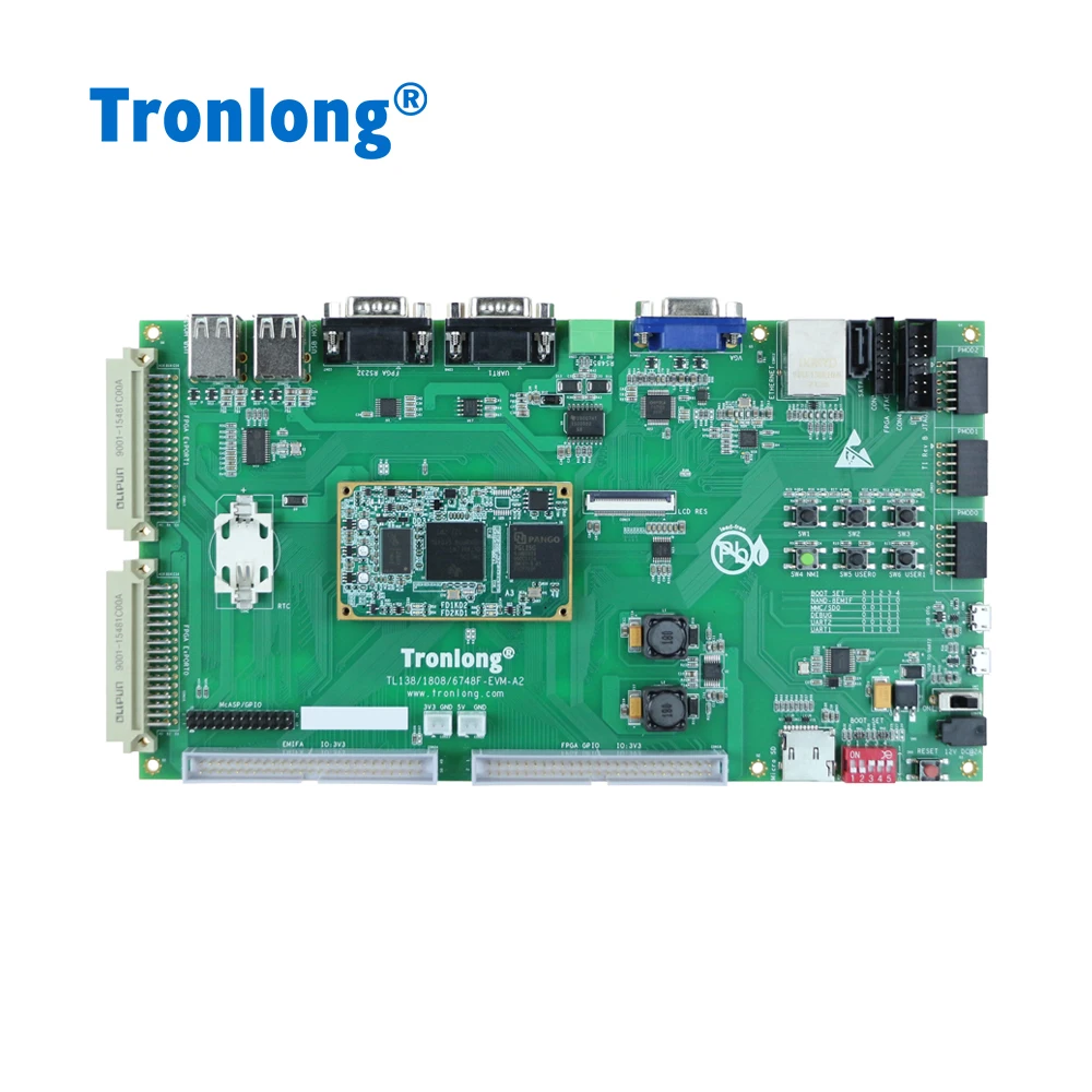 Плата разработки Tronlong DSP+FPGA TI C6748 Logos PGL25G
