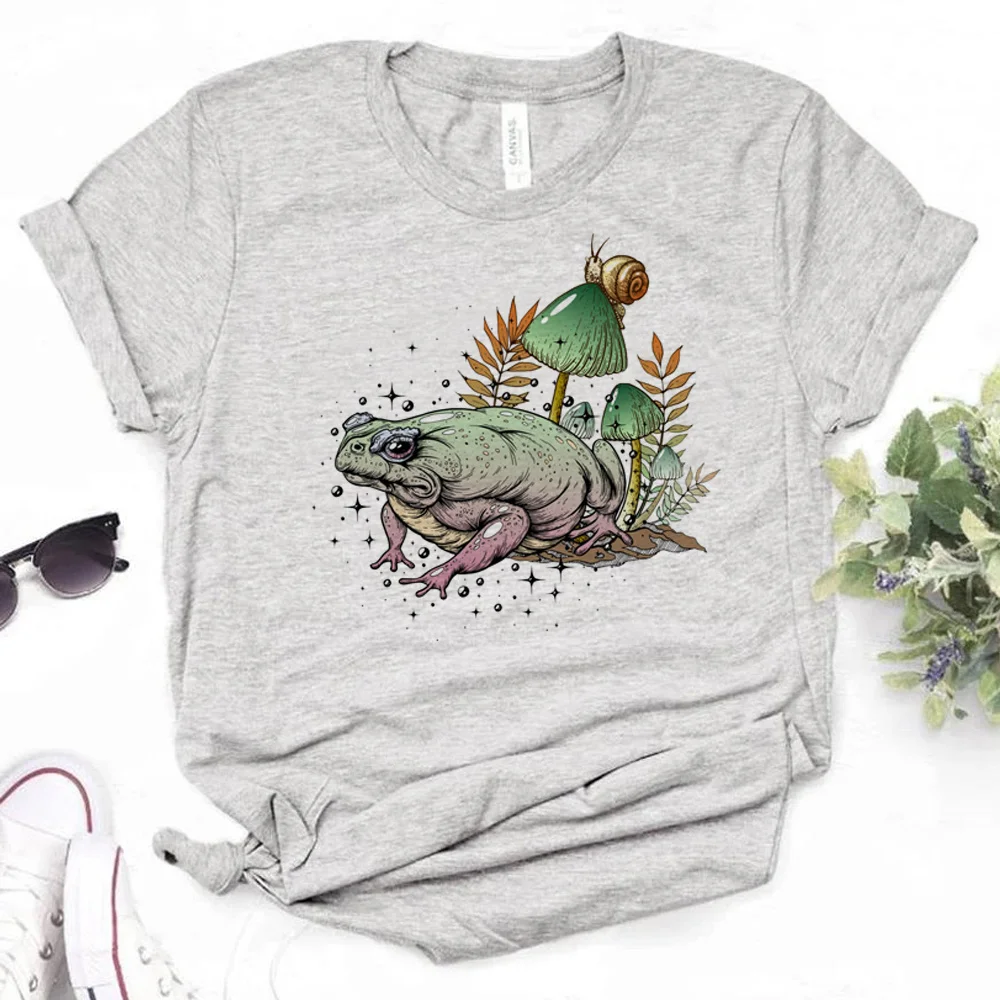 

Goblincore t-shirts women Y2K Japanese anime Tee female funny clothing