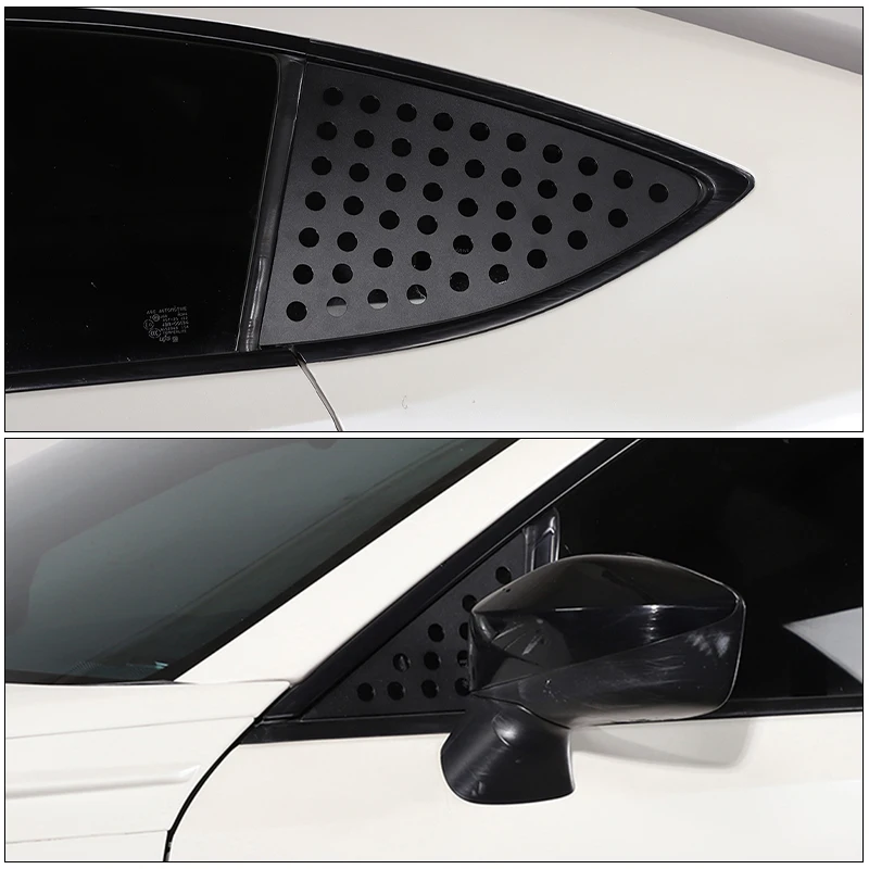 

2 Pcs Aluminum Alloy Car Front Rear Window Triangle Side Glass Protective Panel For Subaru BRZ/Toyota 86 2012-20 Car Accessories