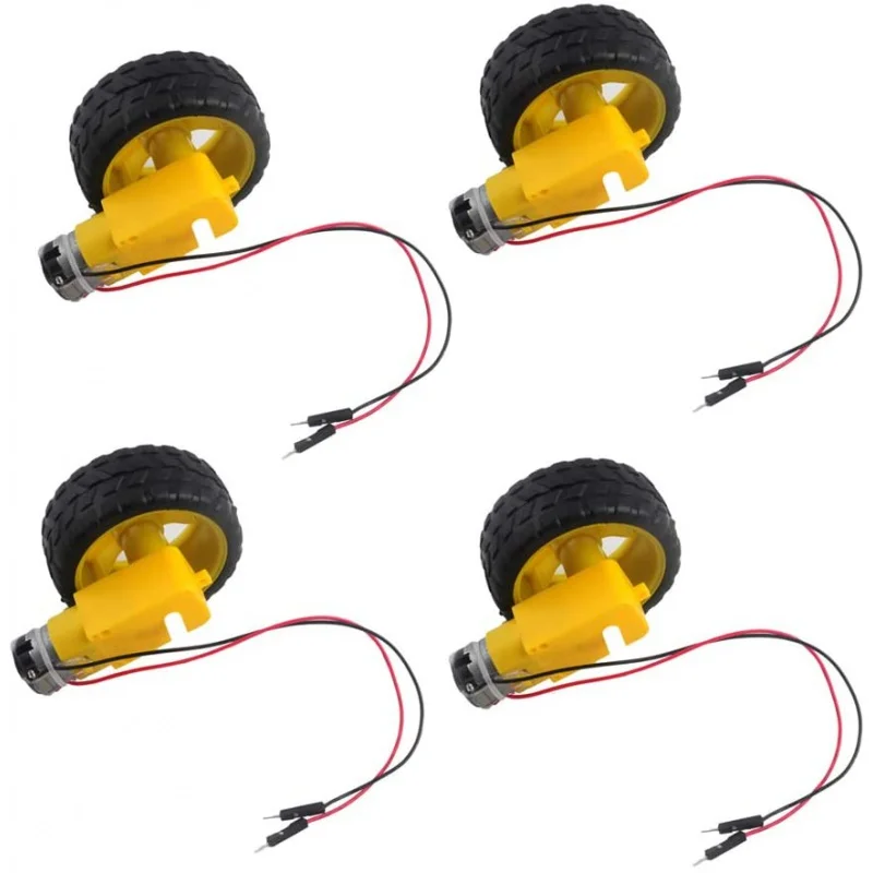 

TT Motor Yellow Mini DC Motor 3v/5v/6v DIY Smart Car Robot Gear Motor Smart Chassis