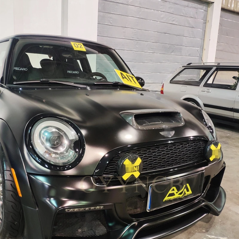 Для Mini Cooper S R56 2007-2014 в передняя зеркальная крышка двигателя овальная Крышка