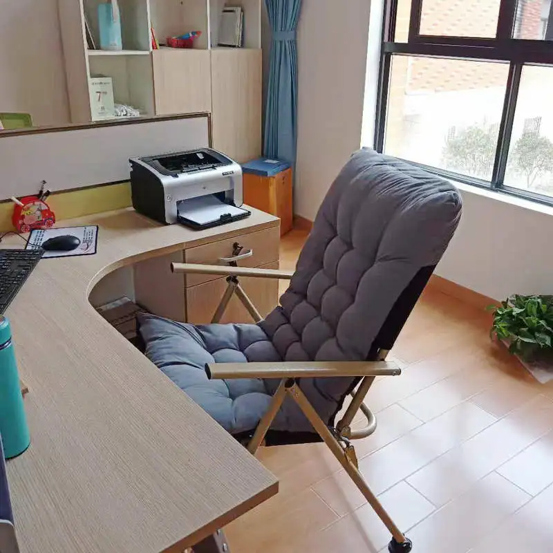 

Folding Chair Portable Home Lounge Chair Lazy Chair Office Lunch Nap Nap Student Dormitory Chair