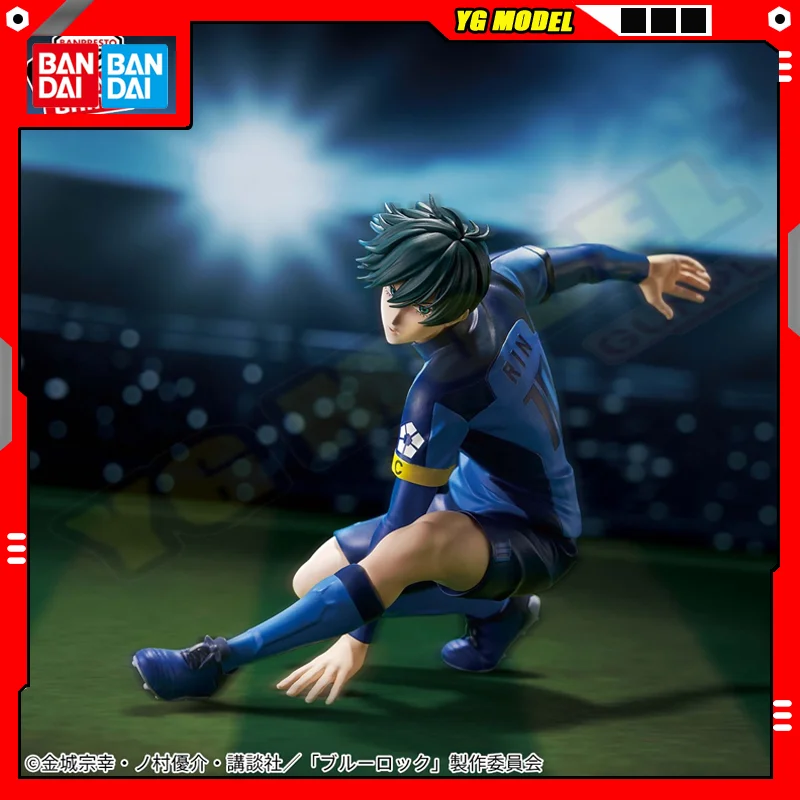 Фото BANDAI BLUE LOCK Rin Itoshi Фигурки Модель BANPRESTO Аниме Развлечения Совершенно новый Подлинный Оригинал №1