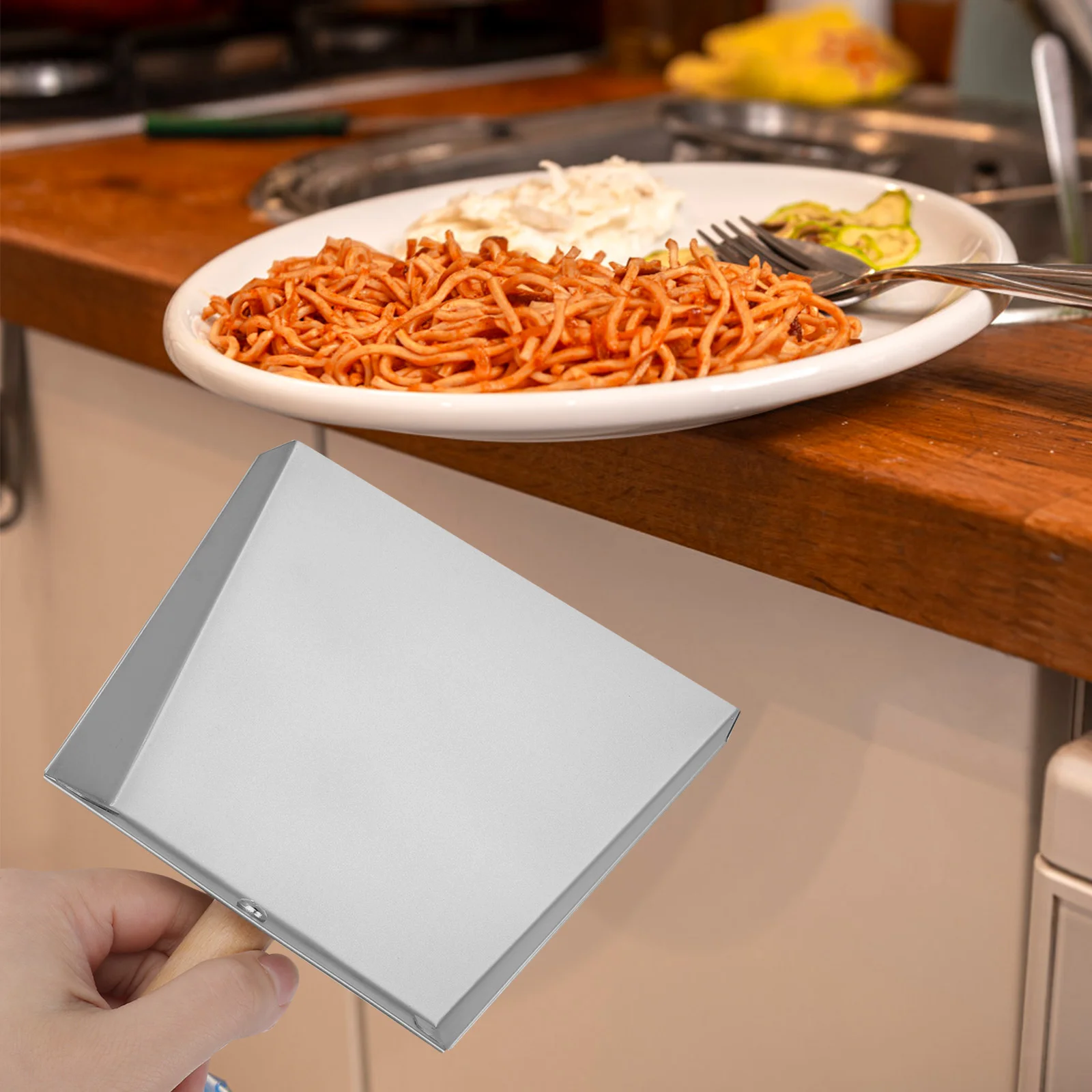 

Мини-Сковорода для пыли, Настольный набор, металлическая щетка для мытья, кухонный Настольный инструмент для пыли, сковорода для пыли, ручка...