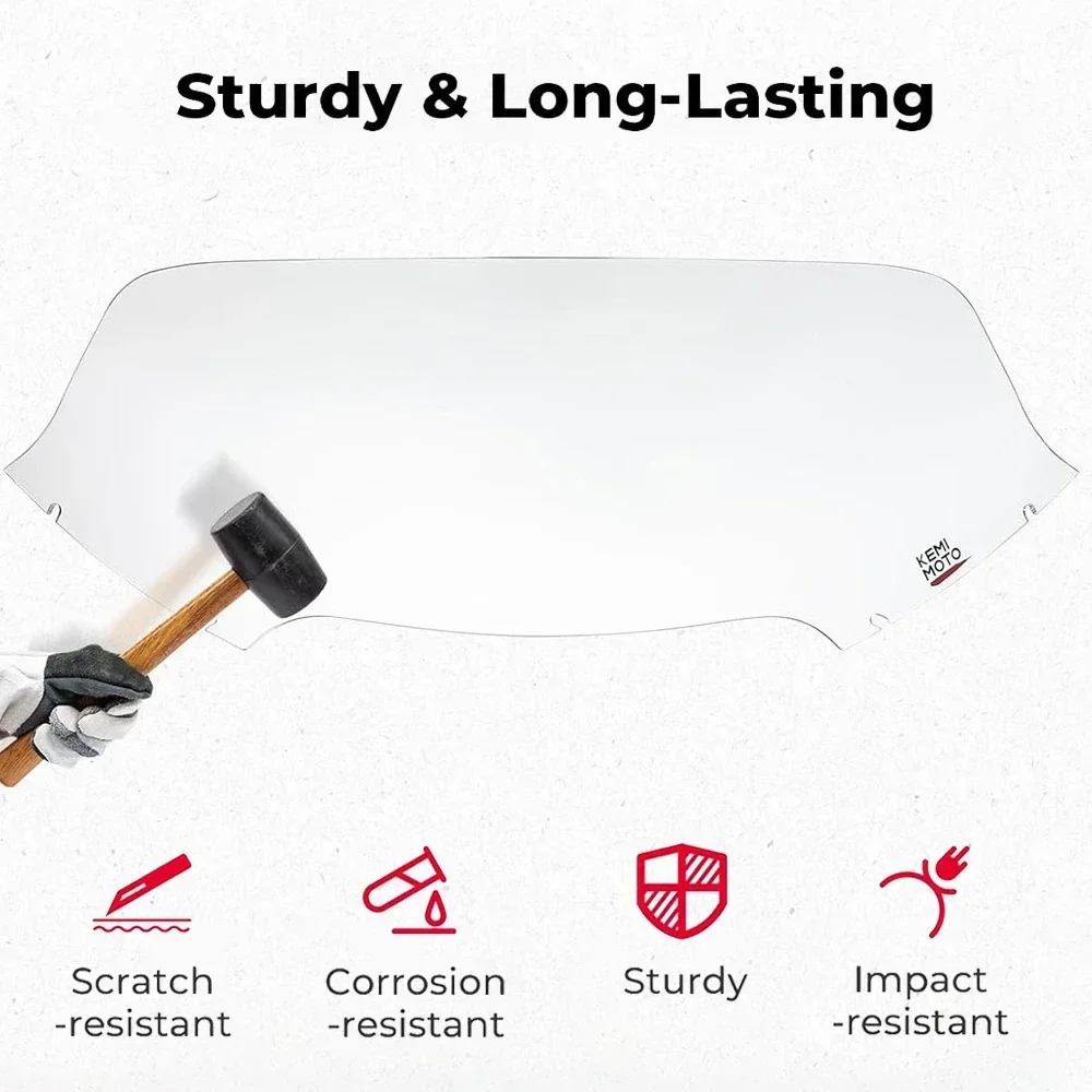 9-дюймовые дефлекторы лобового стекла мотоцикла для Touring Road Glide FLTR FLTRSE FLTRX FLTRXS 2015-2024