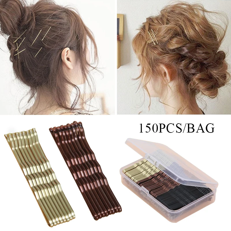 

150Pcs/Set Hair Clip Hairpins Women Hairstyle Barrette Curly Wavy Grips Styling Sweet Girl Hairgrip Hair Accessories Party Gift