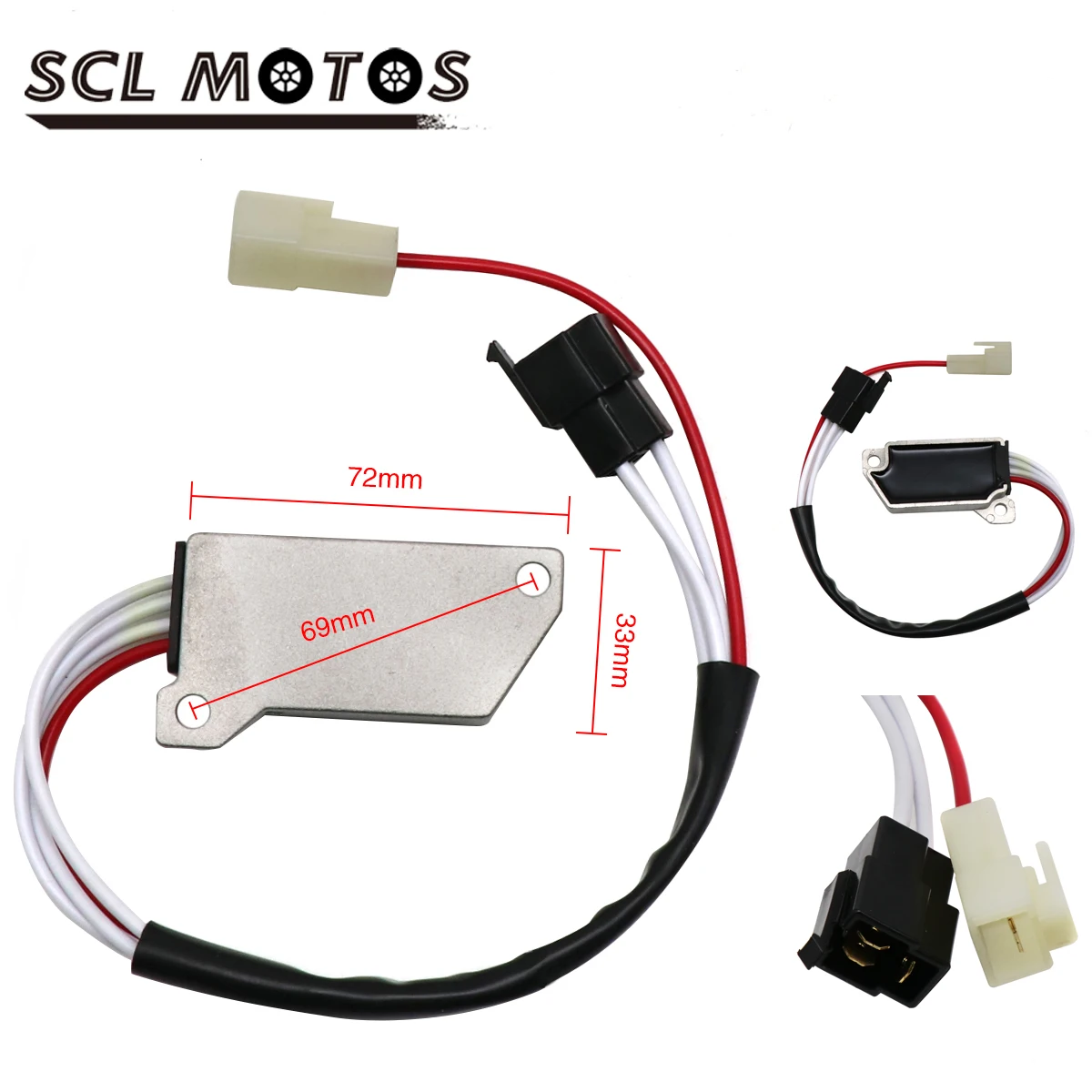 

SCL MOTOS Motorcycle Motorbike Voltage Rectifier Regulator 12v For Yamaha XV535 XV400 XV700 XV750 XV 1100 VIRAGO VMX1200 V-MAX