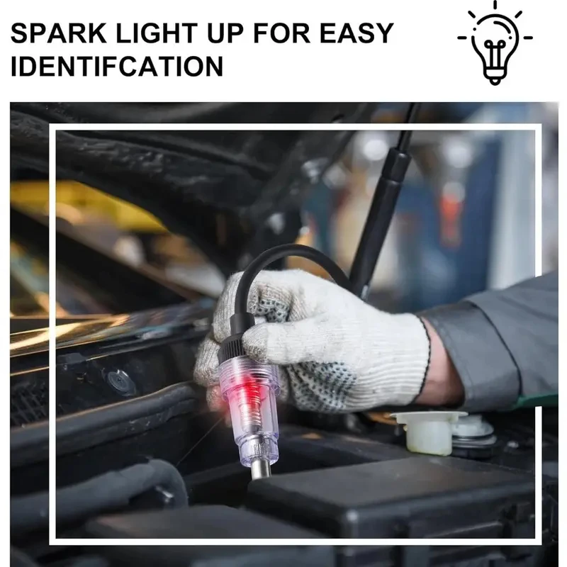 1 шт. автомобильный тестер зажигания детектор металлической головки быстрые