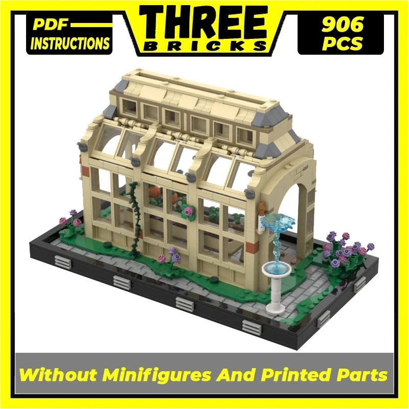 Современная модель уличного вида Moc Строительные кирпичи технология Диона