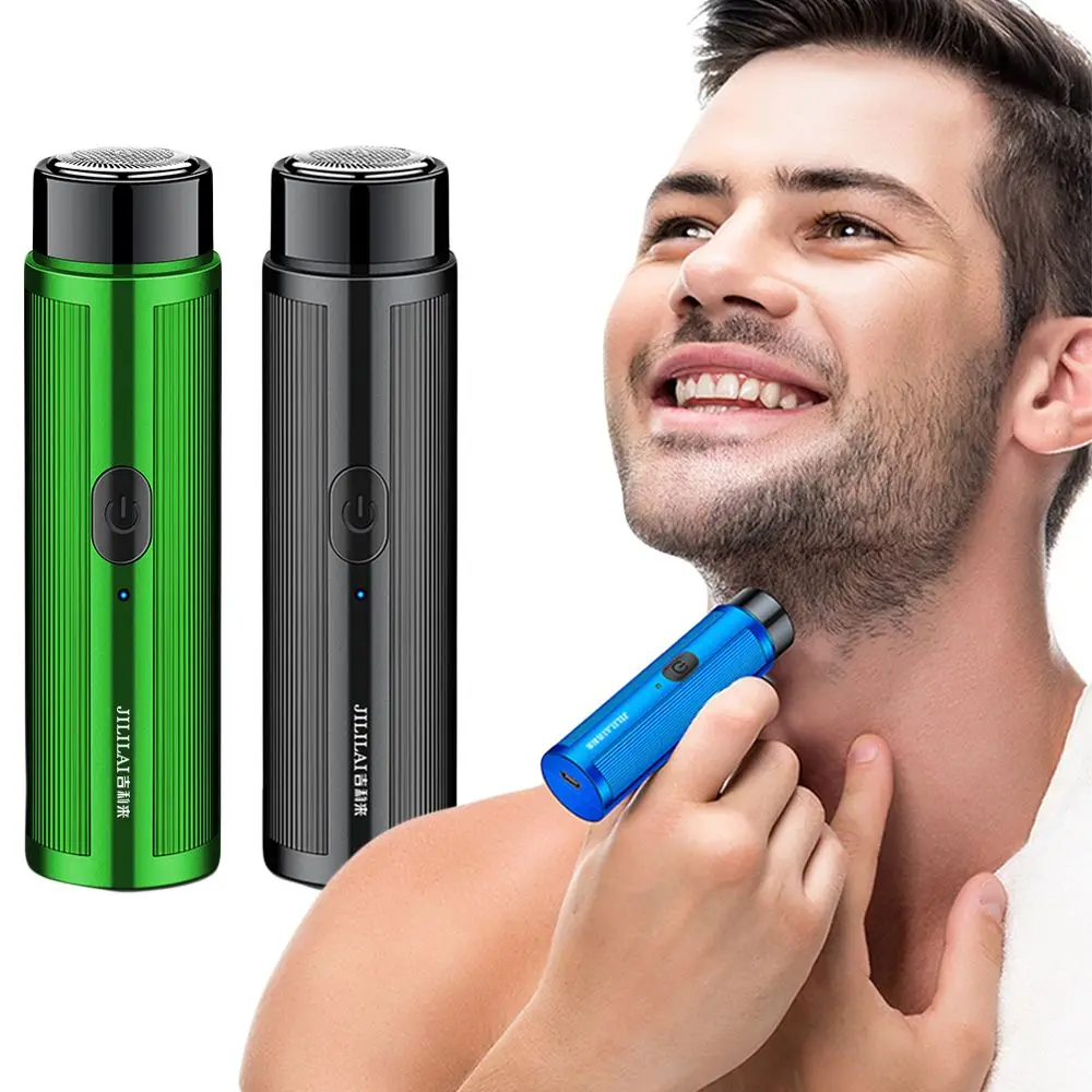 

Portable Shaver Men Mini Electric Shaver Fully Automatic Washable Razor Beard Trimmer Shaving Hair Removal