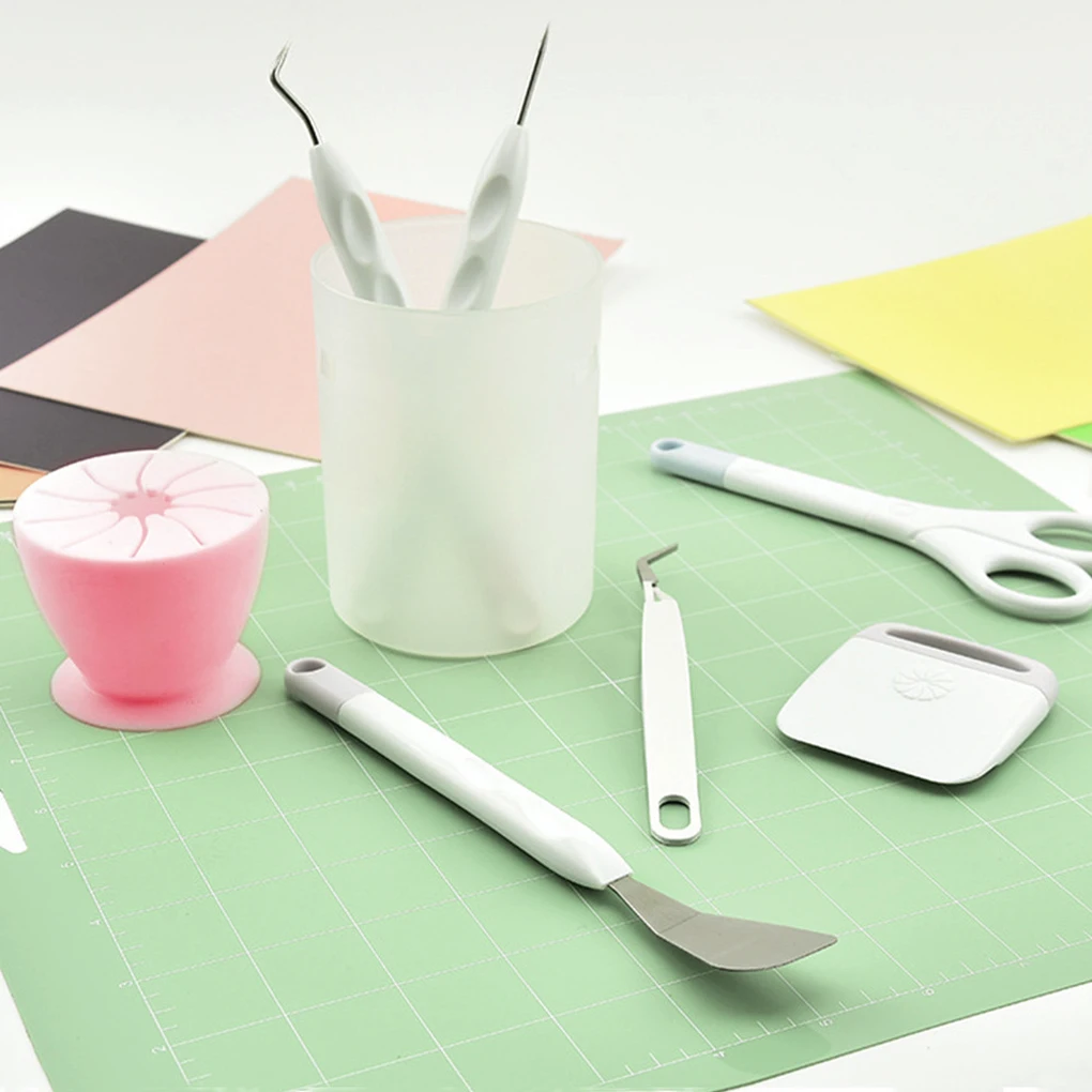 

Plastic Silhouette Grip Mat Patterned Paper Precision Replacement Grid Sheets Sewing Crafting Template Crafters