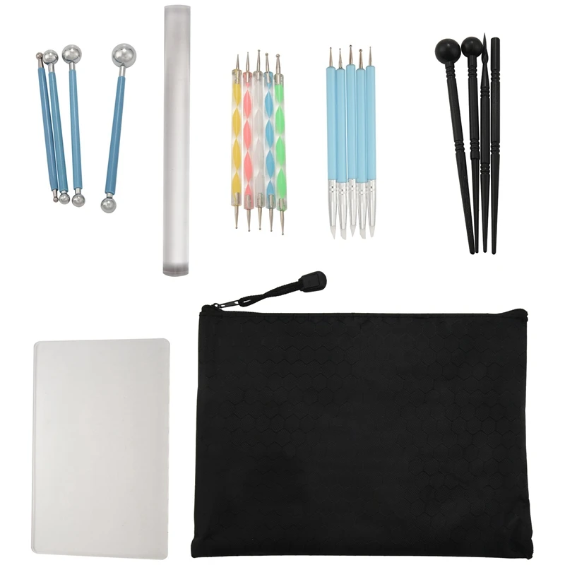 

20 шт., инструменты для моделирования полимерной глины