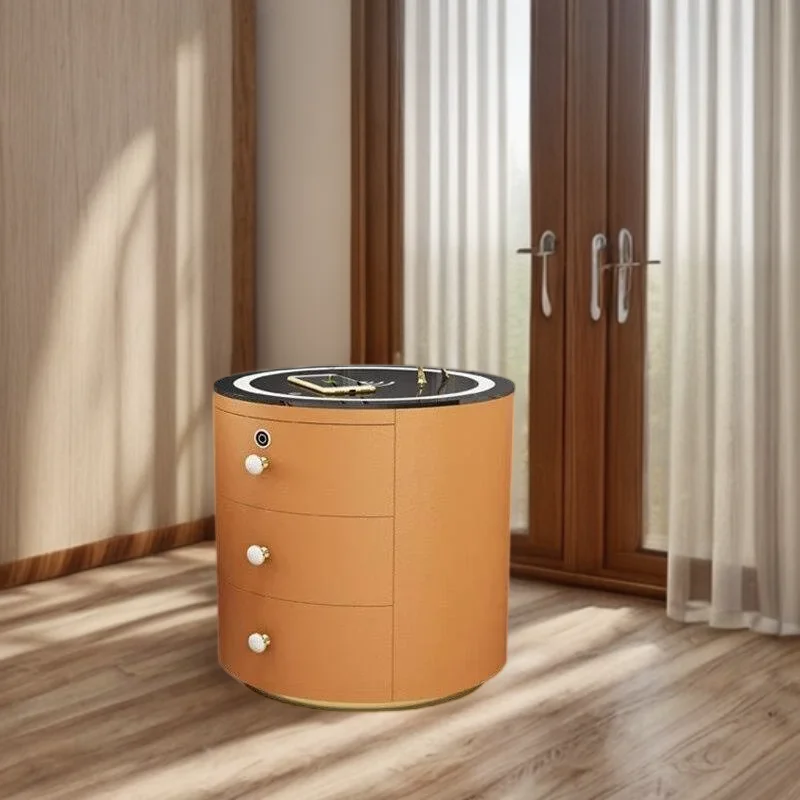 Тумбочка Ashley с удобными ящиками прикроватная тумбочка для спальни круглые