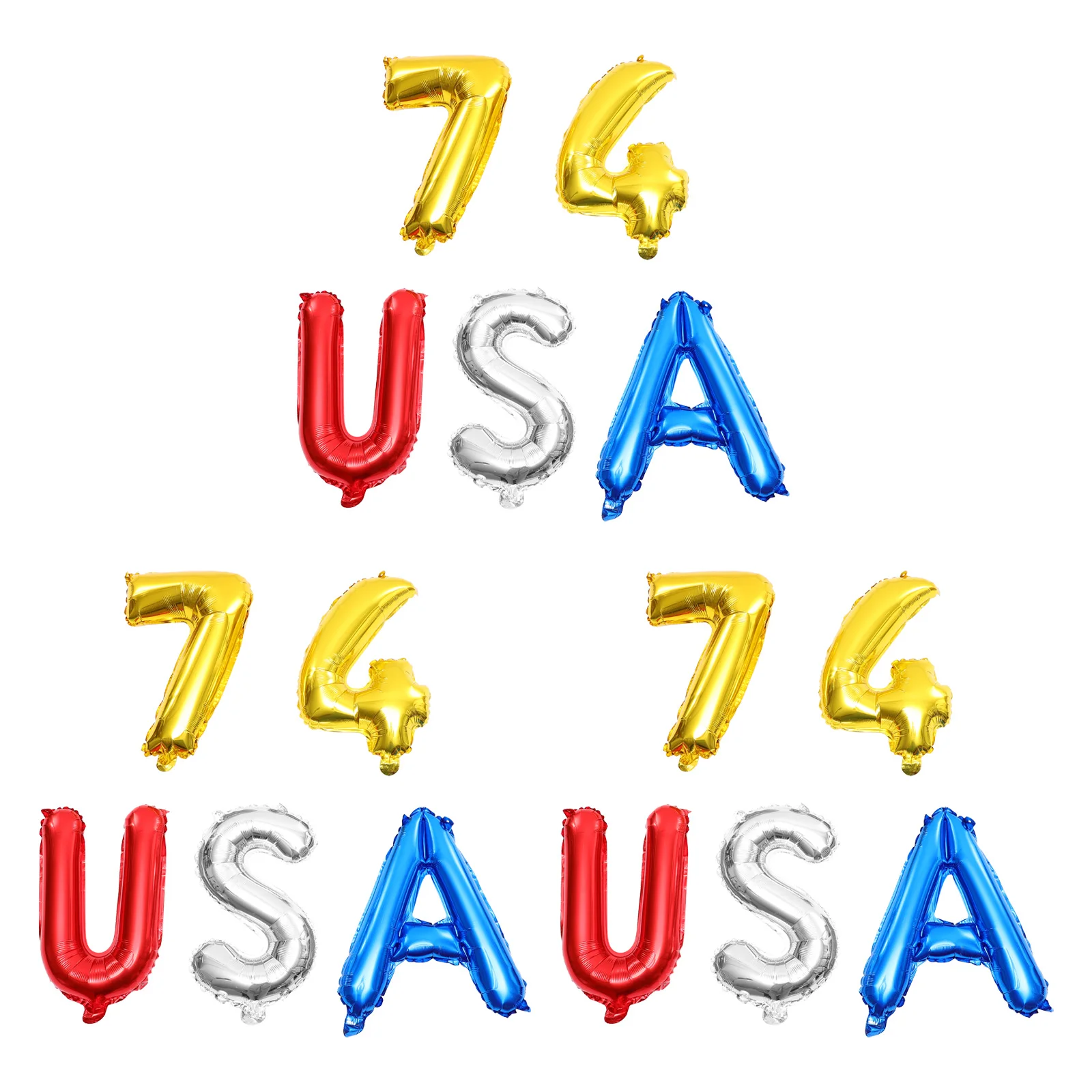 

15pcs Independence Day Balloons Festival Balloons American Party Layout Props