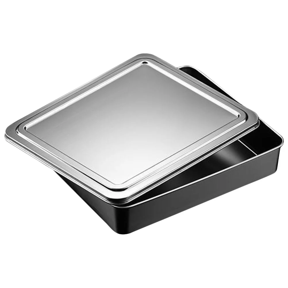 

Stainless Steel Loaf Pan Lasagna Pan Box Bread Loaf Pan Lid Cake Pans Lids Stainless Steel Cake Pan Tiramisu Cake Boxes Cover