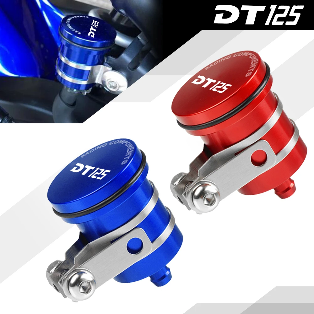 

NEW Aluminum Motorcycle Clutch Tank Cylinder Master Oil Cup Brake Fluid Reservoir For Yamaha DT125 dt125 2018 2019 2020 Allyears