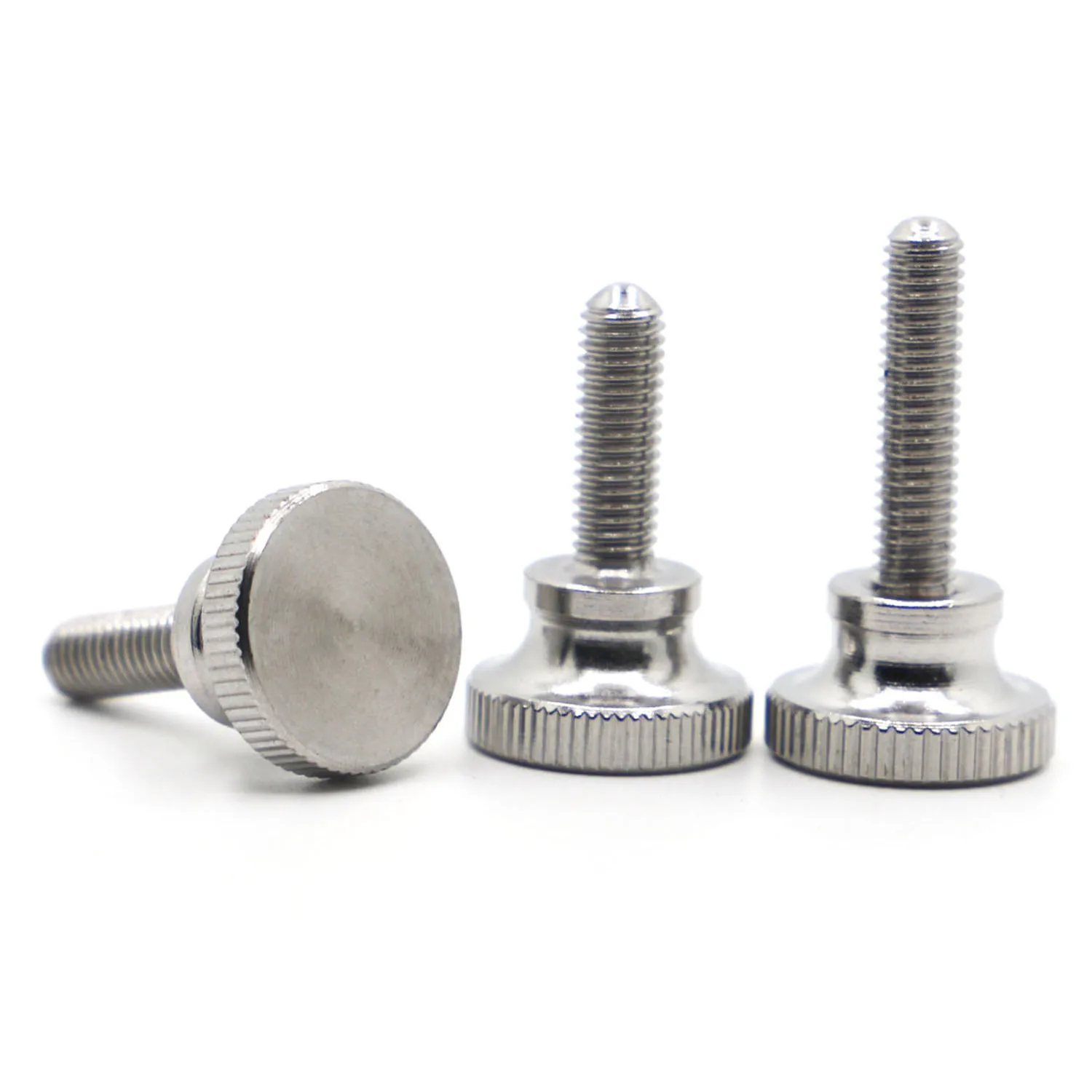 

M2 M2.5 M3 M4 M5 M6 M8 GB834 DIN464 304 Stainless Steel Knurl Head Hand Tighten Curtain Wall Glass Lock Thumb Screw Bolts