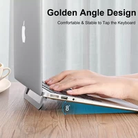 lap top base holder for desk portable laptop stand for macbook air pro aluminum notebook support accessories bracket foldable