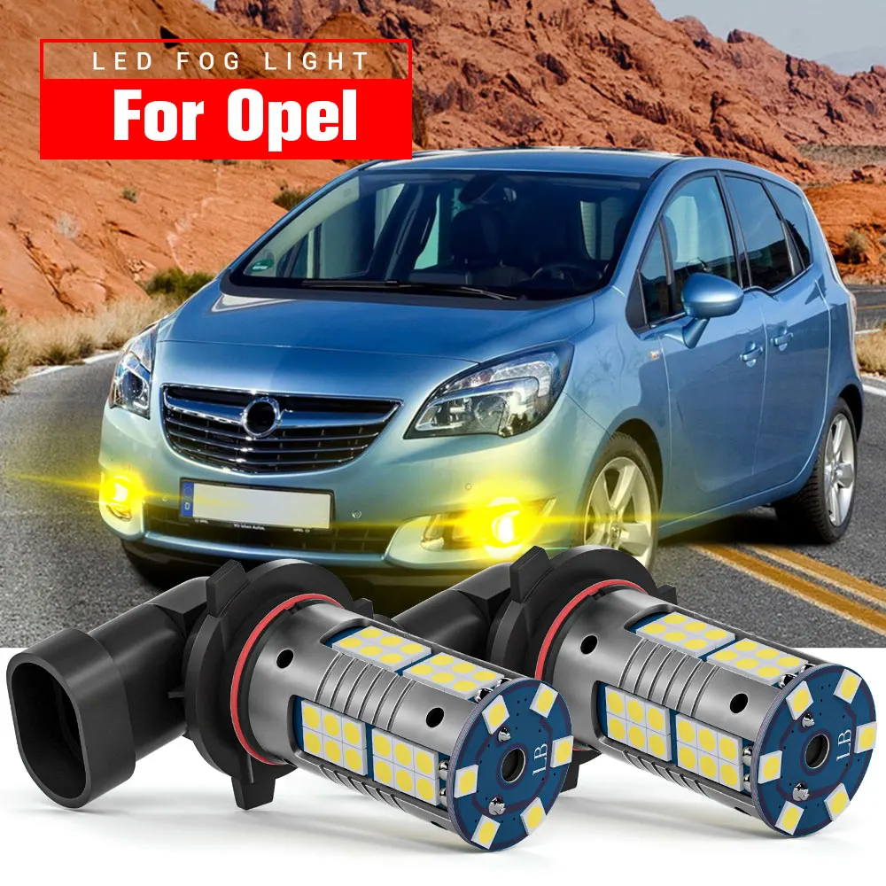 

2pcs LED Fog Light Lamp Blub H10 9145 Canbus Error Free For Opel Corsa E 2014-2019 Insignia A Meriva B 2010-2017
