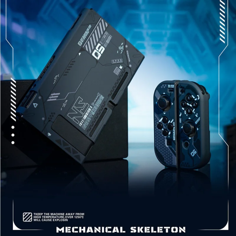 Защитный Тонкий чехол GeekShare с аналоговым стиком Joy-Con для Nintendo Switch отражающий