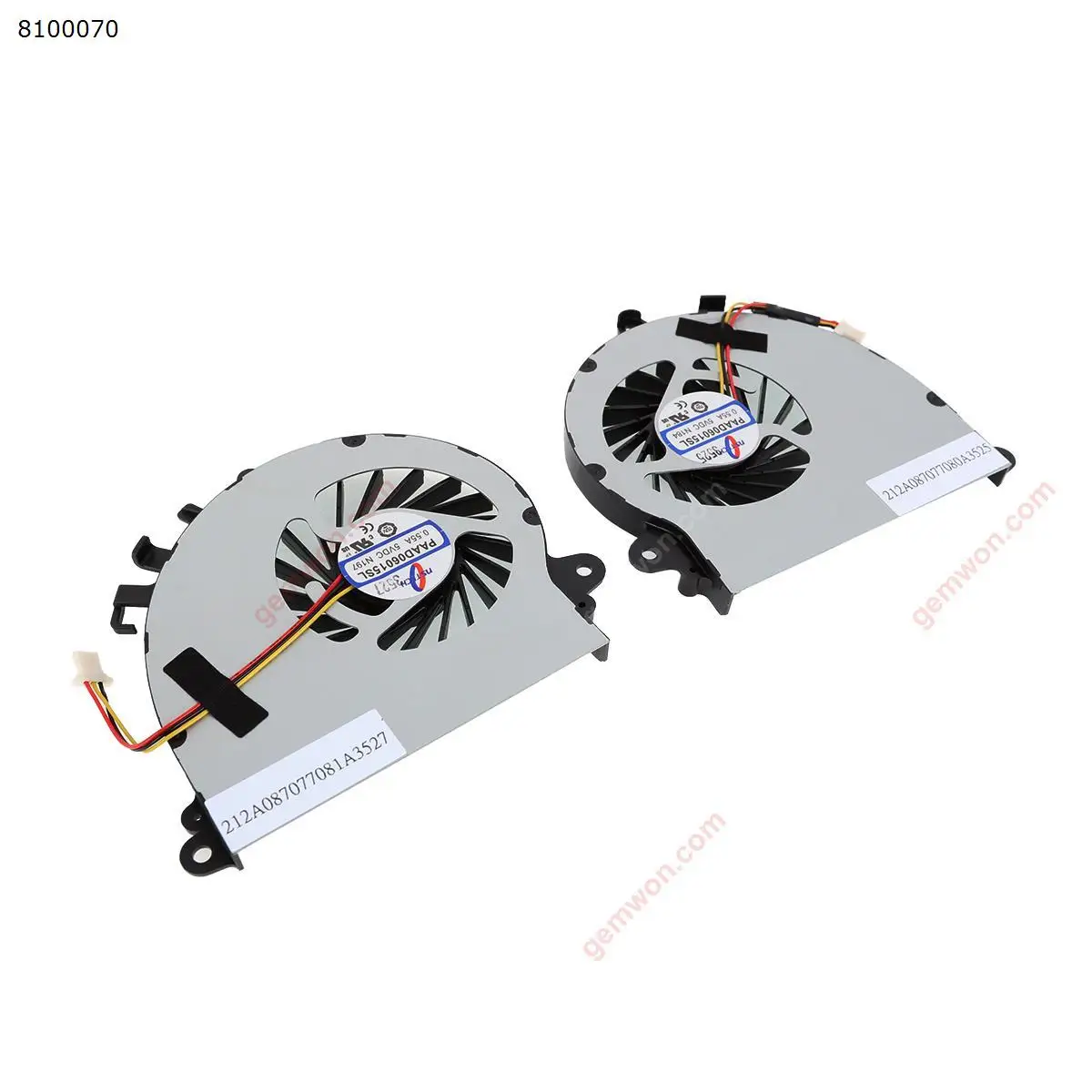 Охлаждающий вентилятор для ноутбука MSI GS70 GS72 (пара вентиляторов)