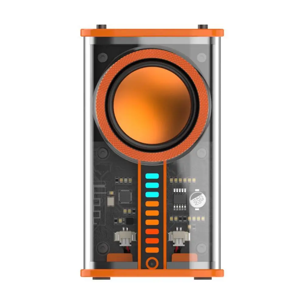 K07 прозрачный Mecha беспроводной Bluetooth-динамик, звук, музыка, громкая связь, сабвуфер, стерео, Cyberpunk TWS, ритм звонков, светильник Ce I8H7 (art.: 3920c23531007) - 3920c23531007