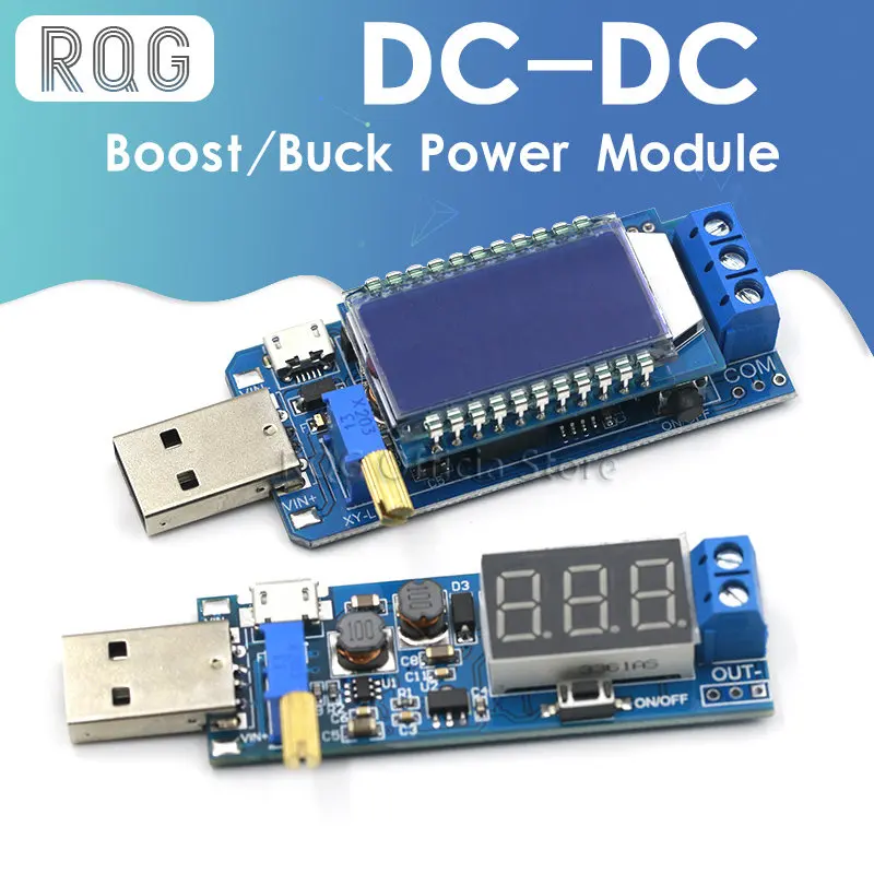 DC-DC 5V to 3.5V / 12V USB Step UP / Down Power Supply Module Adjustable Boost Buck Converter Out DC 1.2V-24V