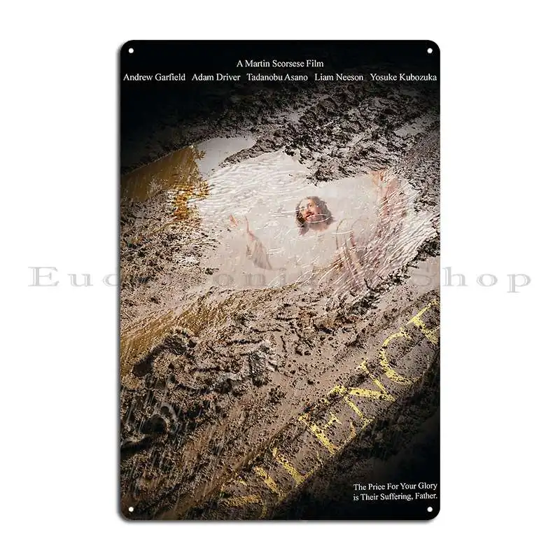 Silence Martin Scorsese Film 2016 металлический знак для гостиной клуба индивидуальный