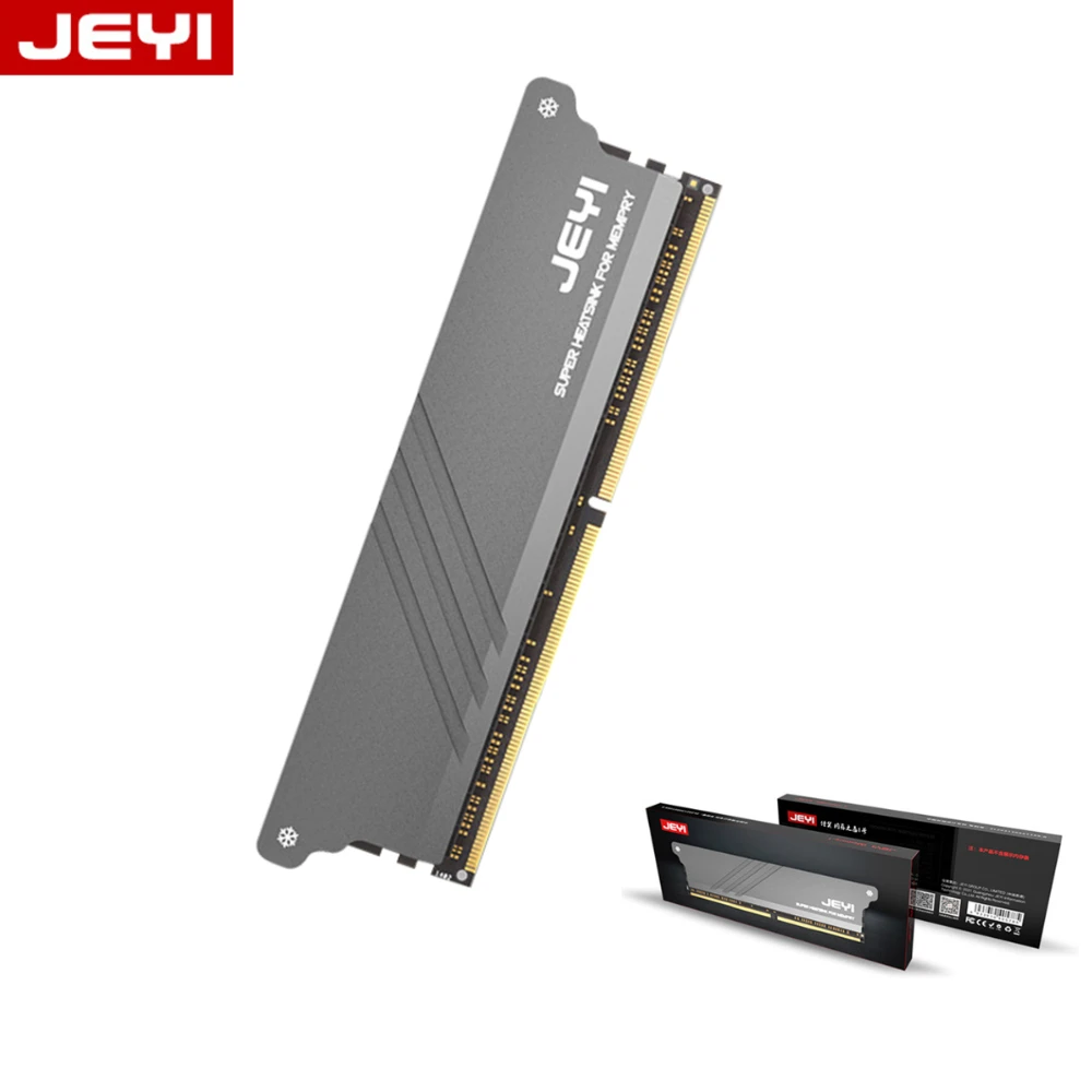 

JEYI iMemory-1 RAM Heatsink Radiator Cooling Heat Sink Cooler for DDR2 DDR3 DDR4 DDR5 Desktop Memory Heat Dissipation Pad New