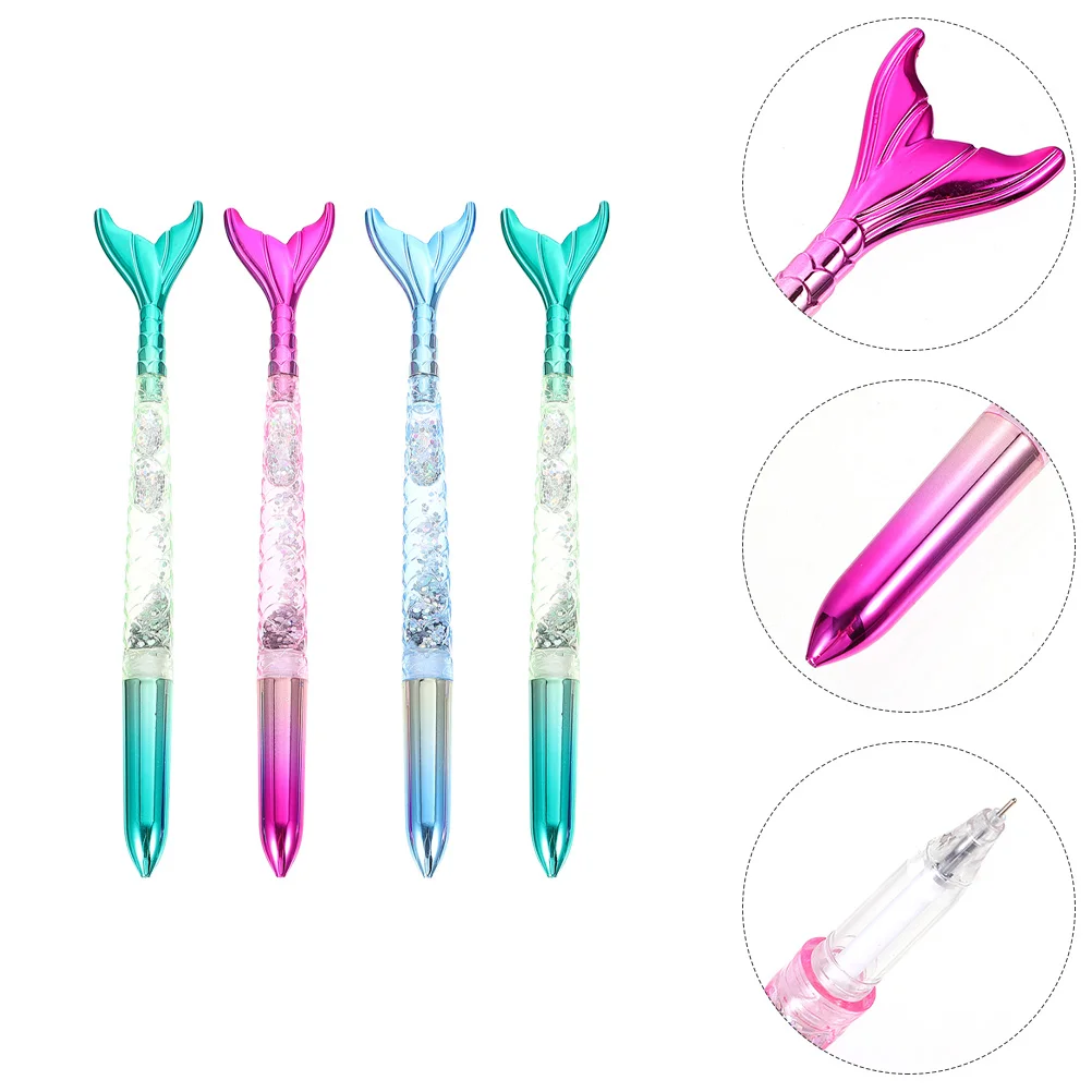 

1 Set Writing Pens Clear Lines Lovely Ballpoint Pens Stationery for Office Classroom