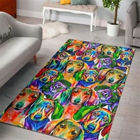 love dachshund rectangle rug 3d print rug parlor mat area rug anti slip large carpet rug living room decor 015