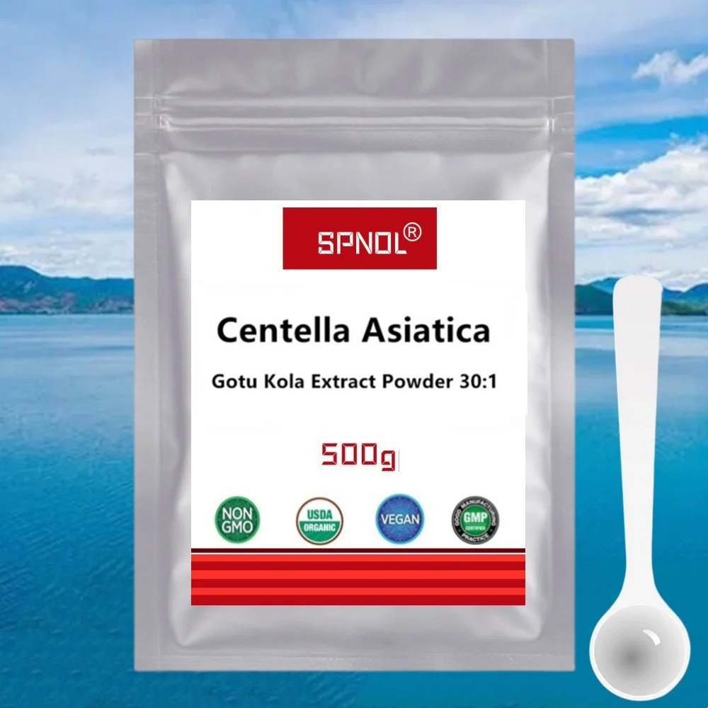 50-1000 г порошка экстракта Gotu Kola/centella Asiatica восстановление кожи антивозрастное