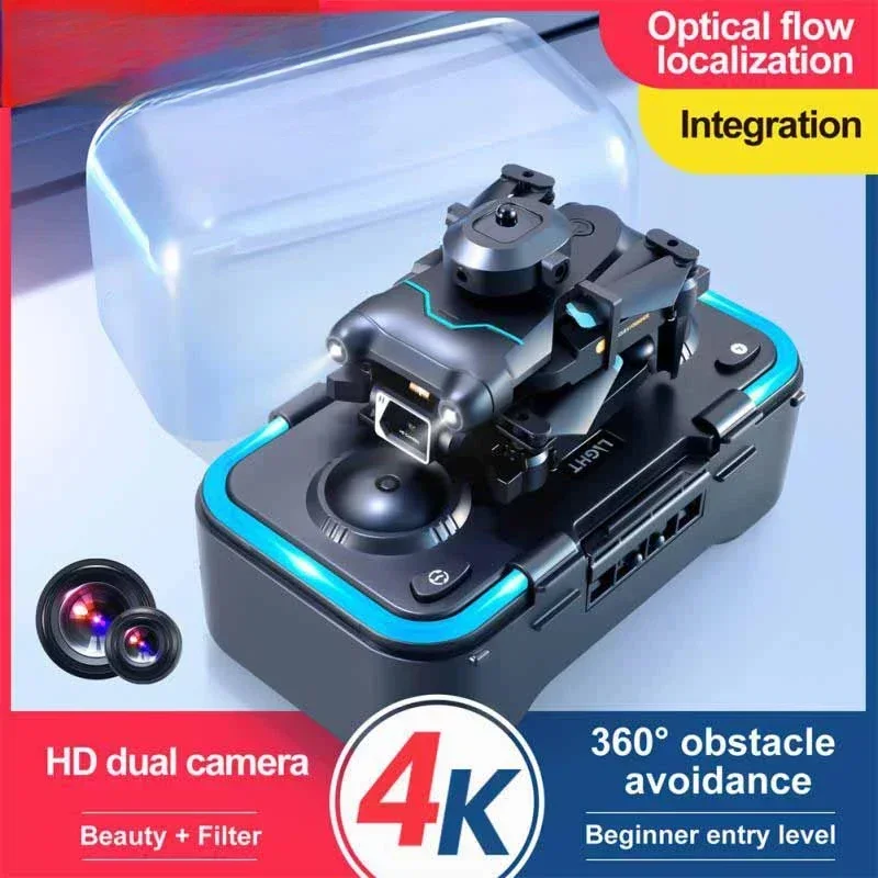 

HJ S96 Mini Drone FPV Optical Flow Obstacle Avoidance Foldable Quadcopter RC Helicopter UAV4K Professional Camera DroneToy