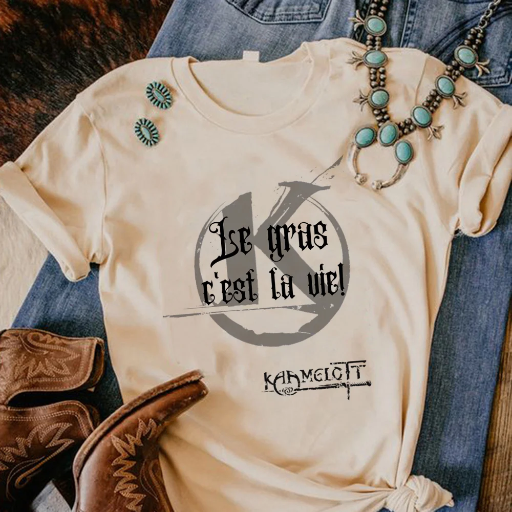 Kaamelott Женская Футболка harajuku Y2K Комикс женская смешная манга одежда