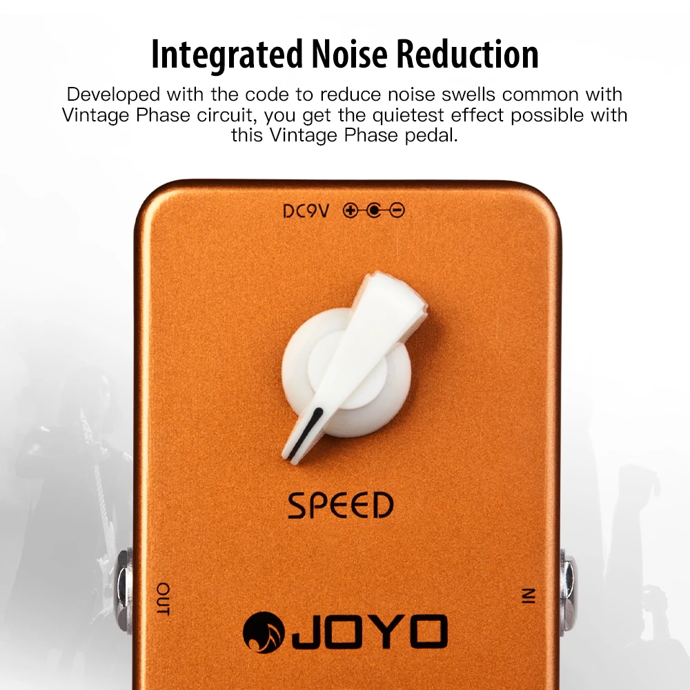 JOYO-Vintage Phase Гитарная педаль классические фазовые звуки мини-эффектов 70-х годов True