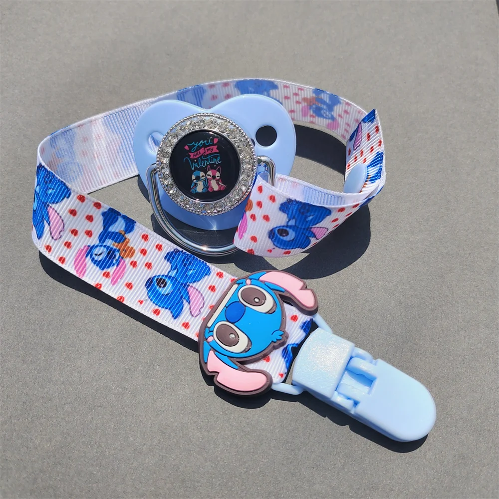 

Disney's Cute Animal Baby Steedy Baby Pacifier Clip BPA-free newborn pacifier Unique bath gift Baby tooth Glue Chupete0-18 month