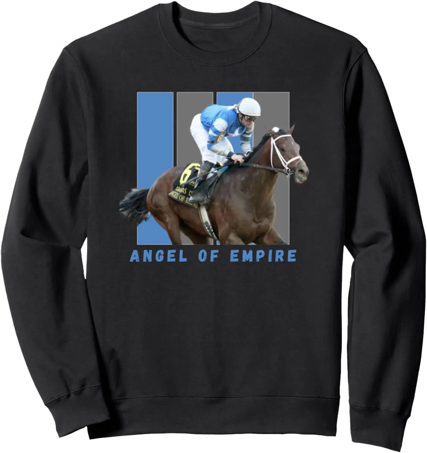 Angel Of Empire Horse Racing Del Mar Санта-Анита Толстовка с лошадьми