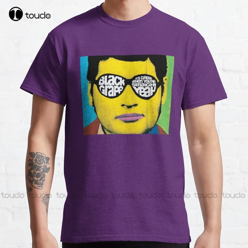 

Black Grape Classic T-Shirt Cooling Shirts For Men Custom Aldult Teen Unisex Digital Printing Tee Shirt Xs-5Xl Fashion Funny