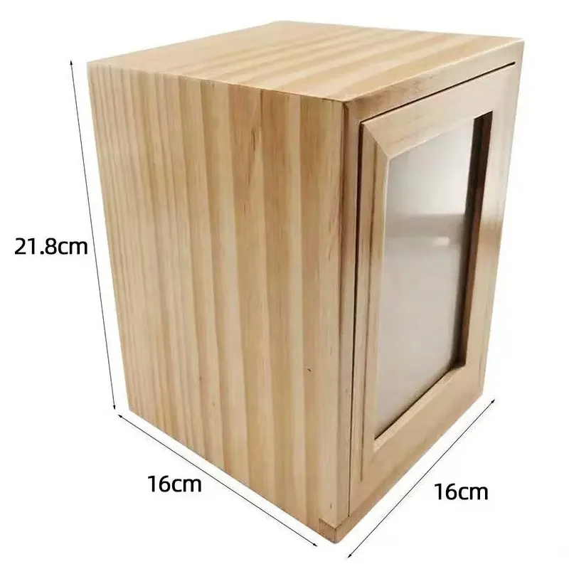 Деревянная мемориальная урна для домашних животных с фоторамкой