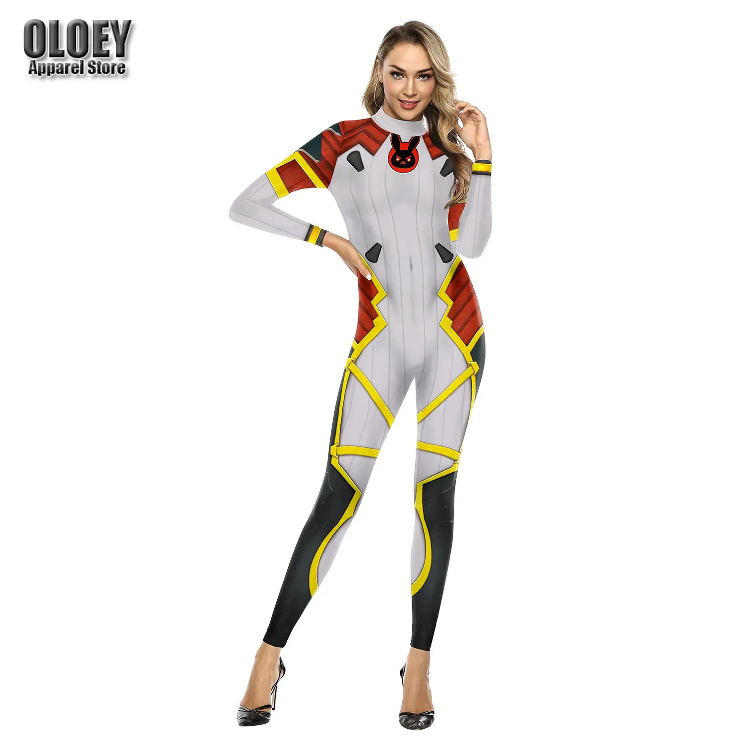 

Женский и мужской комбинезон для ролевых игр, с 3D-принтом